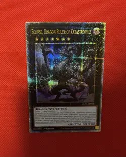* ECLIPSE, DRAGON RULER OF CATASTROPHES * QUARTER CENTURY ALIN-EN048 QCR YUGIOH! - Image 1