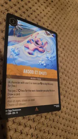 Akood Et Emuti (Cold Foil) Rare Lorcana Winterspell Disney 29/204 English Set 11 - Image 1