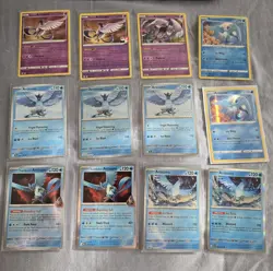 36 Card Lot Articuno NM To LP Excellent For Set Pokemon Fossil Holo Rare Team UP - Image 1