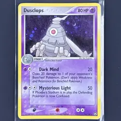 Dusclops 14/108 EX Power Keepers Holo Rare Pokemon Card TCG 2007 Deck Exclusive - Image 1