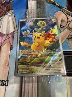 Pikachu 027 Sv: Scarlet & Violet Promo Cards Holo Sealed From Etb!! - Image 1