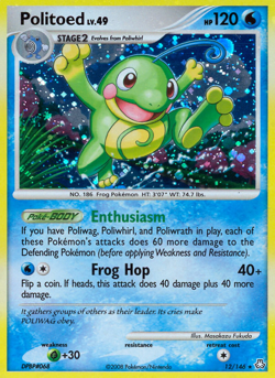 Politoed 12/146 Rare Holo | Legends Awakened | Pokemon Card - Image 1