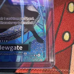 Bandai Edward.Newgate OP13-042 Super Rare SP Blocker 12000 Holo One Piece Card - Image 5