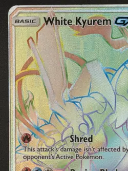 Kyurem GX White Rainbow Holo Card 74/70 Dragon Majesty Secret Edition LP+ NM - Image 5