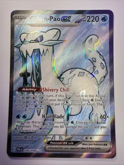 Chien-Pao EX 236/193 Sv02 Paldea Evolved Holo-Polemon TCG Card Nm - Image 1