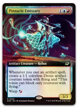 Pinnacle Emissary (Extended Art) #349 (Foil) NM Edge of Eternities EOE Magic MTG - Image 1