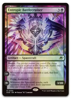 Entropic Battlecruiser #99 (Foil) (NM) Edge of Eternities EOE Magic MTG - Image 1