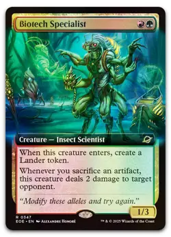 Biotech Specialist (Extended Art) #347 (Foil) NM Edge of Eternities Magic MTG - Image 1