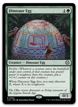 Dinosaur Egg #92 (NM) Lost Caverns of Ixalan LCC Magic MTG - Image 1