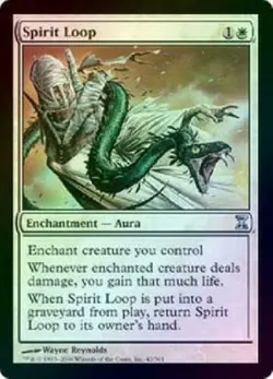 Spirit Loop - Foil LP/EX MTG Time Spiral - Image 1