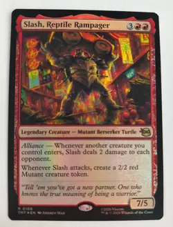 MTG Slash, Reptile Rampager - Foil - NM/Unplayed - TMNT - Image 1