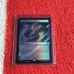Magic: The Gathering Uthros, Titanic Godcore Land Holo Colorless EOE #0260 - Image 1