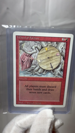 Wheel of Fortune MTG Revised 3rd Edition English MP Magic The Gathering #2 - Image 2