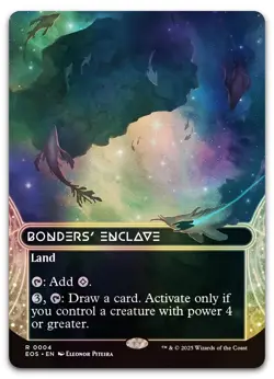 Bonders' Enclave (0004) (Borderless) #4 (Foil) NM Edge of Eternities Magic MTG - Image 1