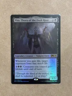 Vito, Thorn Of The Dusk Rose MTG - M21 #127/274 (Foil) - Image 1