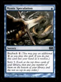 Mystic Speculation LP Light Play Future Sight MTG [5698] - Image 1