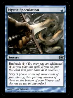 Mystic Speculation LP Light Play Future Sight MTG [5699] - Image 1