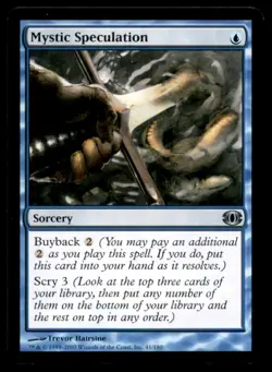 Mystic Speculation LP Light Play Future Sight MTG [5639] - Image 1