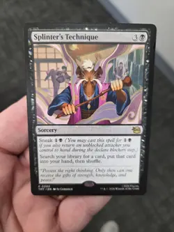 Magic Tmnt Splinters Technique Rare 0080 Sharp Invest Hot 🔥 - Image 1