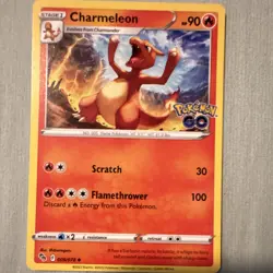 Pokemon GO Charmeleon 009/078 Regular 2022 HP90 Uncommon The Pokemon Company - Image 1