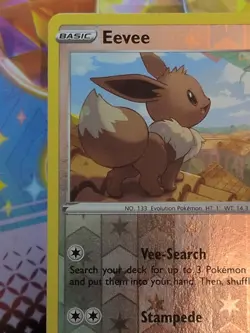 Pokemon TCG Evolving Skies Eevee 125/203 Reverse Holo Common NM/M NP - Image 2