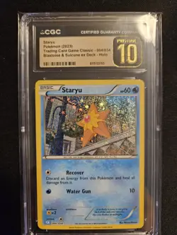 Staryu Trading Card Game Classic 004/034 Holo CGC 10 English Pokemon TCG 2023 - Image 1