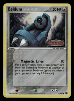 Pokemon Beldum Common Power Keepers 45/108 MP Reverse Holo Stamped - Image 1
