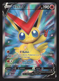 Victini V 144/163 Pokemon TCG SWSH05: Battle Styles NM - Image 1