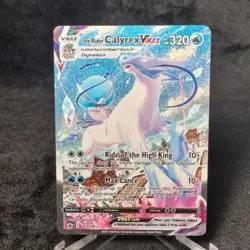 Pokemon Ice Rider Calyrex VMAX #203/198 SWSH Chilling Reign 2021 English TCG - Image 1