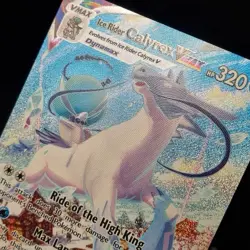 Pokemon Ice Rider Calyrex VMAX #203/198 SWSH Chilling Reign 2021 English TCG - Image 3