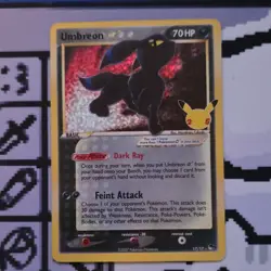 Pokemon Umbreon Gold Star 17/17 Celebrations - Image 1