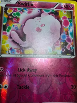 MP Swirlix 68/119 XY - Phantom Forces Reverse Holo Pokemon - Image 5