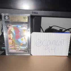 Pokemon Charizard V Champion's Path Secret Rare 079/073 Beckett 9.5 - Image 2