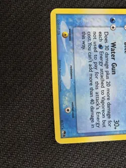 Pokemon - Pop Series 3 - Vaporeon 6/17 - LP-MP HOLO - Image 2