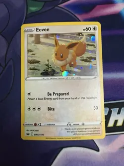Eevee SWSH190 Holo Promo Sword & Shield Promo Pokemon Near Mint - Image 1