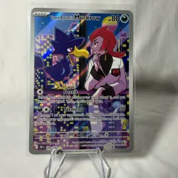 Team Rocket's Murkrow 200/182 Pokemon Destined Rivals Illustration Rare Holo NM - Image 1