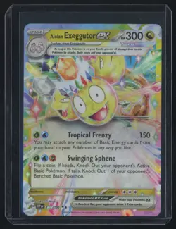 2024 Pokemon Surging Sparks Alolan Exeggutor EX #133/191 Double Rare - Image 1