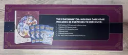 Pokemon TCG 2025 Holiday Calendar Box Sealed New - Image 3