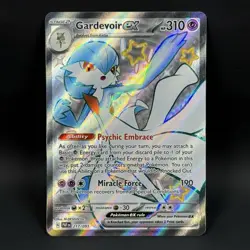 Pokemon Gardevoir EX 217/091 NM Full Art Ultra Rare Shiny Vault Paldean Fates - Image 1