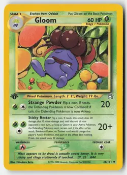 Pokemon - Gloom #036/111 - Neo Genesis 1st Edition - Image 1