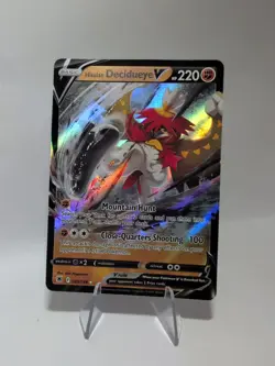 Hisuian Decidueye V 083/189 Holo Ultra Rare Astral Radiance Pokemon TCG NM - Image 1