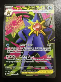 Pokemon 2026 Perfect Order Mega Starmie EX#102/088 Ultra Rare NM - Image 1