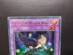 Yugioh - Hugin the Runick Wings TAMA-EN037 Ultra Rare 1st Edition - Image 2