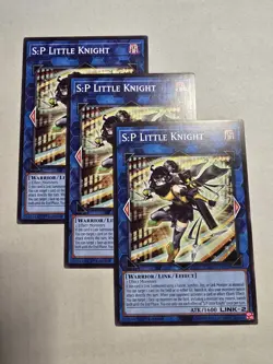 3x S:P Little Knight 1st Edition Common L26D-ENM32 Yu-Gi-Oh! - Image 1