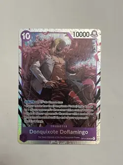 Donquixote Doflamingo Super Rare (SR) OP14-069 The Azure Sea's Seven ENG Foil - Image 1