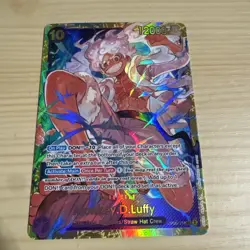 Monkey.D.Luffy OP05-119 SEC POST-ERRATA + Stussy OP07-085 SR ONE PIECE NEAR MINT - Image 2