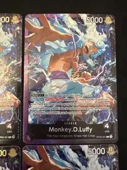 4 One Piece Monkey.D.Luffy (OP09-061) Starter Deck 26: Purple/Black Leader Foil - Image 3