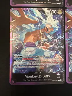 4 One Piece Monkey.D.Luffy (OP09-061) Starter Deck 26: Purple/Black Leader Foil - Image 4