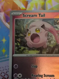 Pokemon TCG Paradox Rift Scream Tail Reverse Holo 086/182 NM/M NP - Image 2