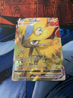 Pokemon TCG Zeraora VMAX Galarian Gallery Crown Zenith GG42/GG70 NM/M Condition - Image 1